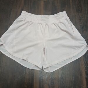 Lululemon Athletica Soft Pink Athletic Shorts